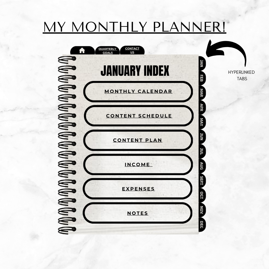 Content Planning Made Easy- Digital Planner